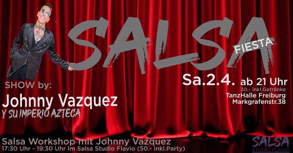 Read more about the article Salsa Workshop und Fiesta mit Johnny Vazquez