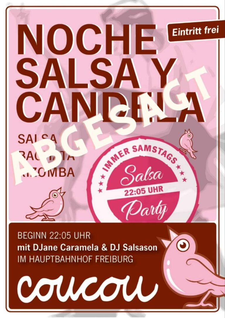 Read more about the article Aus für Noche Salsa y Candela im Freiburger Hbf